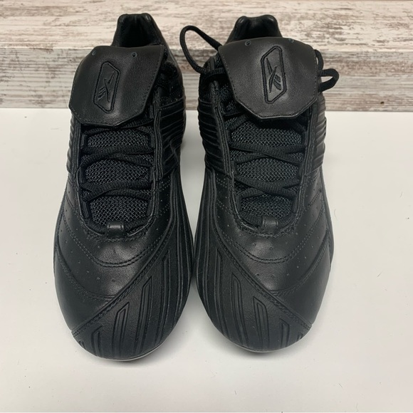 REEBOK RB209 KTS18-77844 MID METAL STEEL BASEBALL CLEATS BLACK NEW MENS 8.5 - Picture 5 of 6